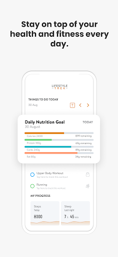 Lifestyle Trek Screen 2