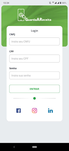GuardaAReceita Screen 3