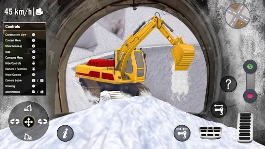حفارة الثلج لعبة البناء 3D