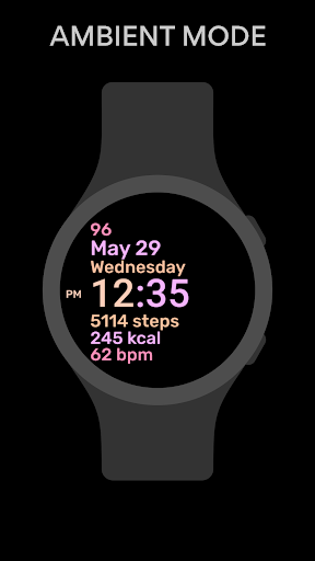 Flower Heart Watch Face screenshot 13