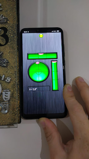 Android application Spirit Level (Bubble Level) screenshort