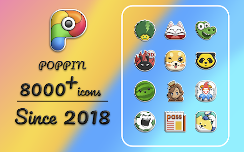 Poppin icon pack Screenshot