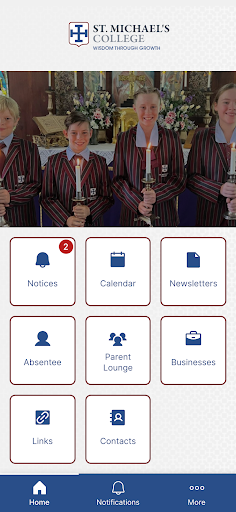 Android application St Michael's College screenshort