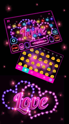 Love Neon Lights Theme Screen 2