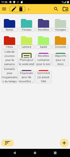 Aperçu de l'application