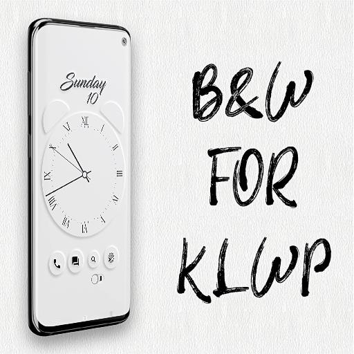 B&W for KLWP  Icon