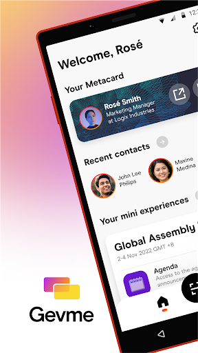 Android application Gevme screenshort