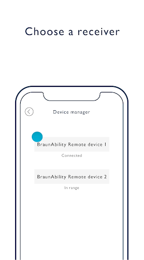 BraunAbility Remote Screen 3