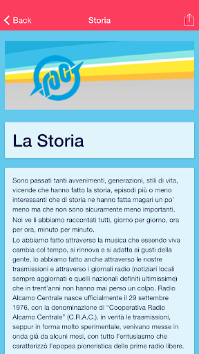 Radio Alcamo Centrale Live Screen 2