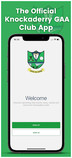 Android application Knockaderry GAA screenshort