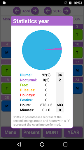 My Work Shifts Screenshot 4 - AppWisp.com