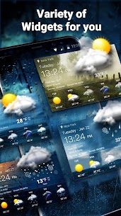 Home screen clock and weather,world weather radar For PC installation