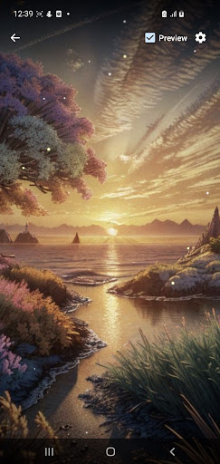 Sunset Amazing Art Wallpapers Screen 2