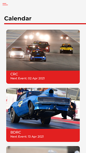 Android application Bahrain Motor Federation screenshort