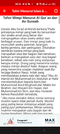 Tafsir Mimpi (Menurut ISLAM) Screen 3