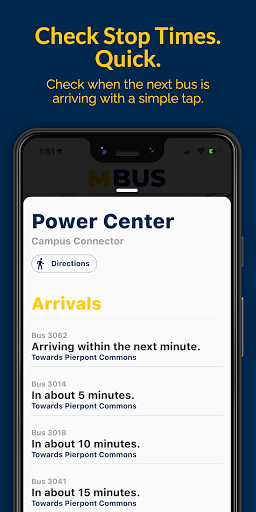 M-Bus — Track Buses at U of M Screen 3