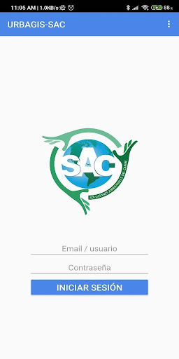 Android application UrbaGIS-SAC screenshort