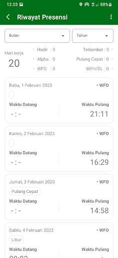 E - Presensi Kemenag Wonosobo