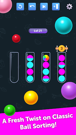 Game screenshot Ball Sort Bicolor mod apk