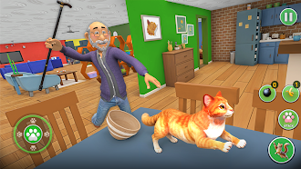 Game screenshot Kitty Vs Grandpa Cat Simulator apk download