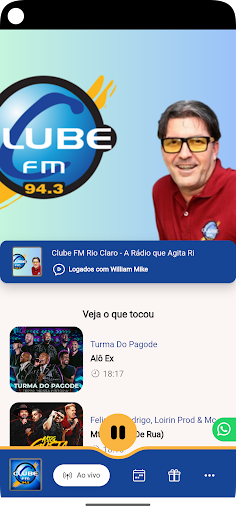 Clube FM Rio Claro Screen 2