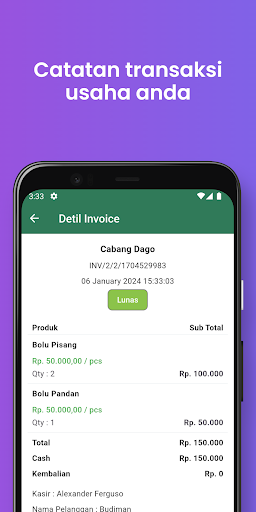 Buku Usaha POS Owner Screen 3