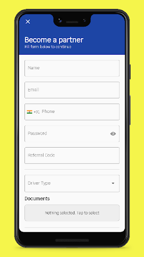 Mera Doost - Driver Screen 2