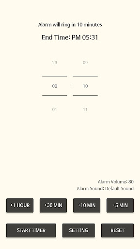 Ear Alarm (Earphone Alarm) Screen 2