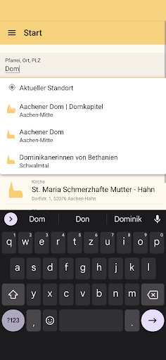 Gottesdienste im Bistum Aachen Screen 2