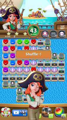 Pirate Jewel Quest - Match 3 Puzzleのおすすめ画像3