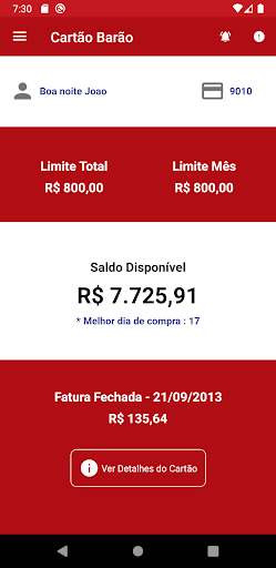 Cartão Barão Screen 3
