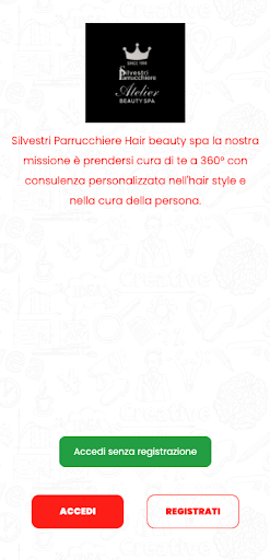 Android application Silvestri Parrucchiere Atelier screenshort