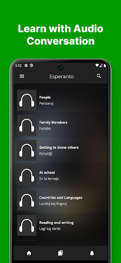 Android application Fast Speak Esperanto Language screenshort