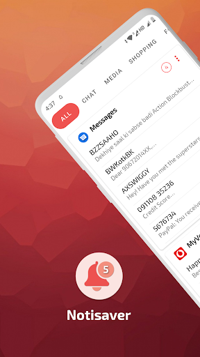 Android application Notisaver-Notification history screenshort
