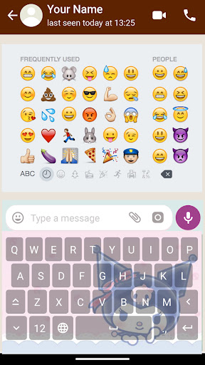 Cute Kuromi Themes Keyboard