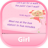 GO SMS Girl icon