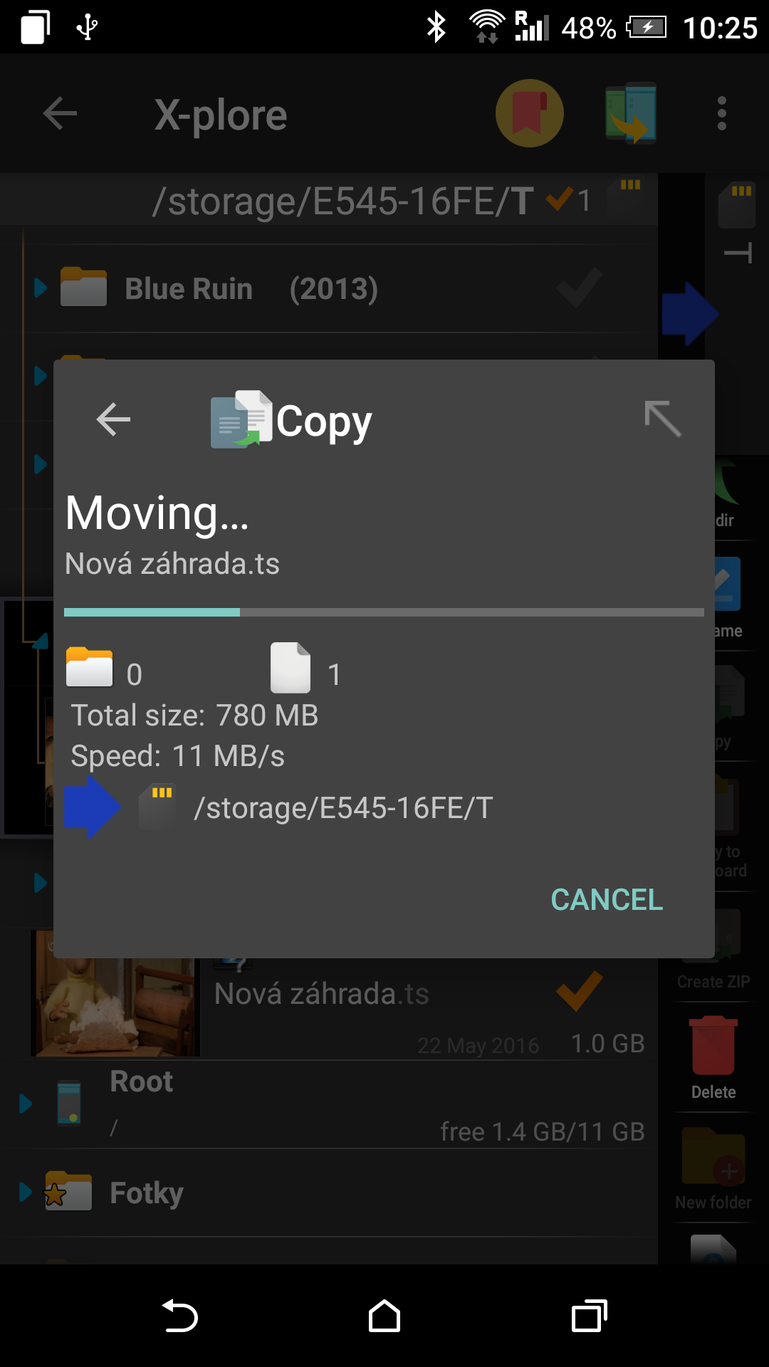 Android application X-plore File Manager screenshort