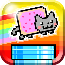 Icon image Flappy Nyan: flying cat wings