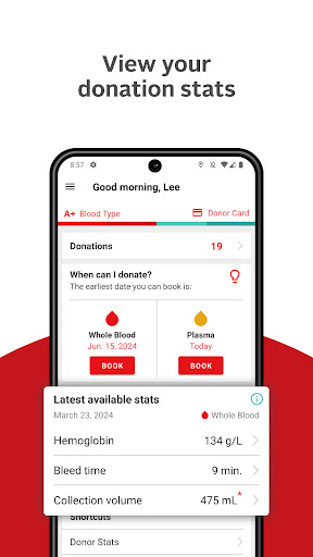 GiveBlood Screen 2