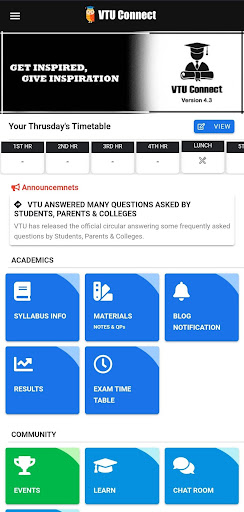 Android application VTU Connect - Notes, QPs, Syll screenshort