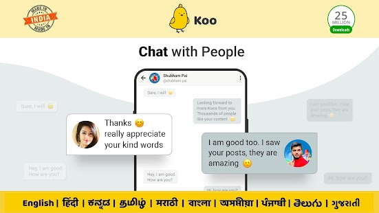 Koo: Connect with People! Screenshot