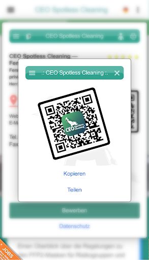 CEO Spotless Cleaning Screen 2