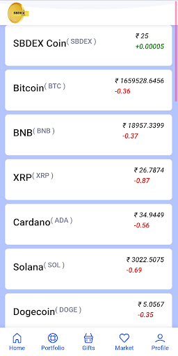Sbdex Coin Screen 3