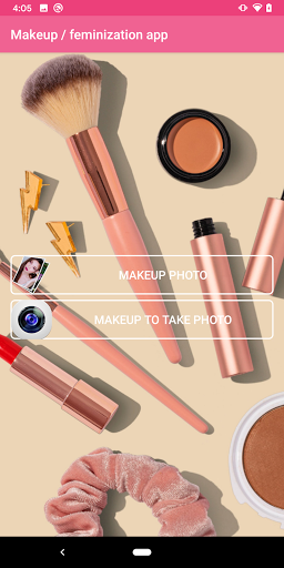 Android application Makeup / feminization app screenshort