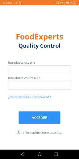 Android application FoodExperts screenshort