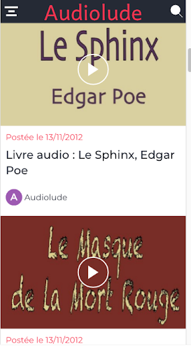 Livres audio - Audiolude Screen 2