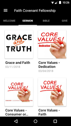 Faith Covenant Fellowship Screen 2