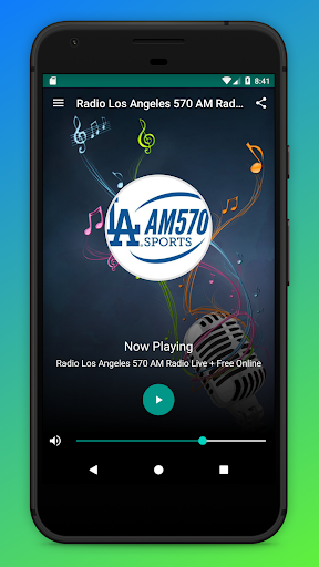 Android application Radio AM 570 LA Sports App USA screenshort