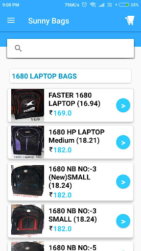 Sunny Bags Screen 2