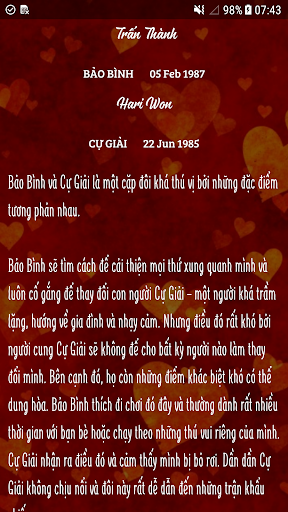 Bói cung hoàng đạo Screen 2